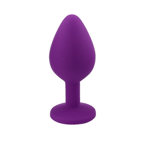 Plug Anal Médio 8,3 X 3cm Em Silicone Sexy Toys