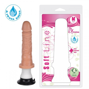 Prótese Com Vibrador E Ventosa A Prova D´água 17 X 4cm K-gel