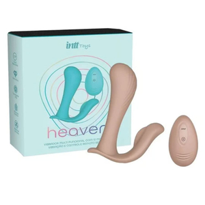 Heaven Vibrador Duplo 10 Modos De Vibração Com Controle Wellness Intt