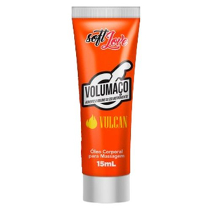 Volumaço Vulcan Gel Excitante Masculino Hot E Vasodilatador 15ml Soft Love