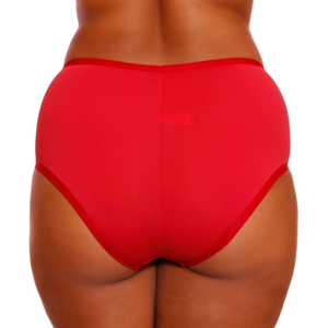 Calcinha Plus Size Em Microfibra Com Detalhes Em Renda Dy Girl