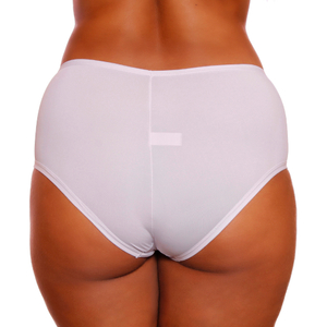 Calcinha Plus Size Em Microfibra Com Detalhes Em Renda Dy Girl