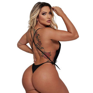 Body Sensual Decotão Cavado Tallyta Moda Apimentada