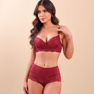 Conjunto Sexy Talia Com Bojo E Calcinha Calesson Dy Girl