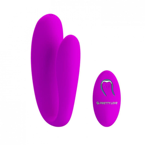 Vibrador De Casal Letitia 10 Vibrações Com Controle Wireless Pretty Love 