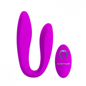 Vibrador De Casal Letitia 10 Vibrações Com Controle Wireless Pretty Love 