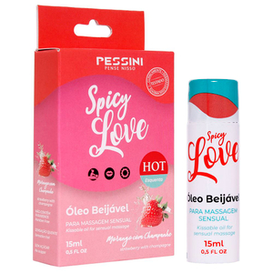 Spicy Love Hot Esquenta óleo Beijável 15ml Pessini