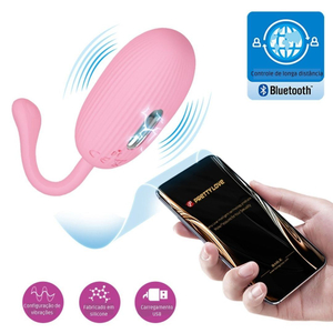 Vibrador Cápsula Wireless Doreen 12 Modos De Vibrações Com App Pretty Love