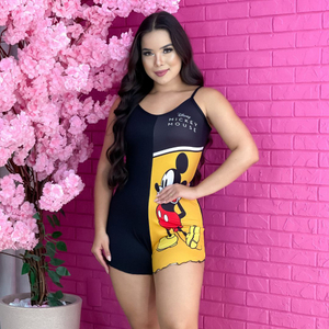 Pijama Feminino Personagem Mickey Amável Moda íntima