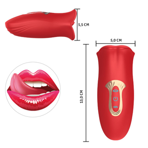 Vibrador Formato De Boca 10 Modos De Sucção E 10 Modos De Estimulação