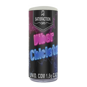 Viber Chiclete Bolinha Com óleo Corporal 03 Unidades Satisfaction Caps