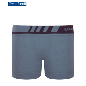 Cueca Boxer Infantil Em Microfibra Cós Com Chanfro Lupo