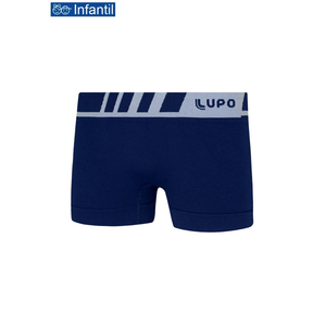 Cueca Boxer Infantil Em Microfibra Cós Com Chanfro Lupo