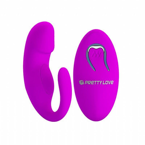 Vibrador De Casal Tiffany 12 Vibrações Com Controle Wireless Pretty Love