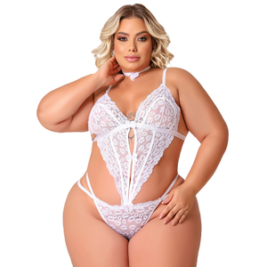 Body Beijo Ardente Plus Size Coleção Kisses Tallyta Moda Apimentada