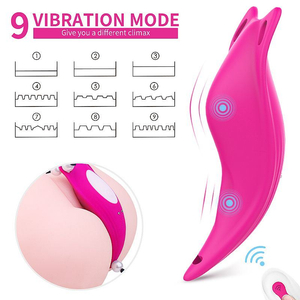 Vibrador Calcinha Rebecca Silicone 9 Modos De Vibrações Shande