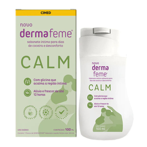 Sabonete Líquido íntimo Calmante Dermafeme Calm 100ml Cimed