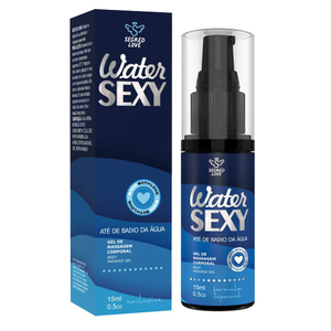 Water Sexy Lubrificante Siliconado Linha Exclusive 15ml Segred Love