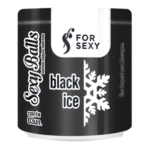 Sexy Balls Black Ice Bolinha 3uni Forsexy