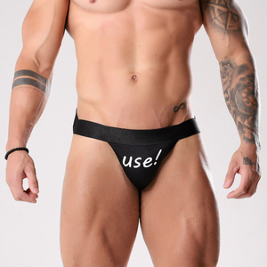 Cueca Jockstrap Fetiche Preta Tallyta Moda Apimentada