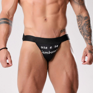 Cueca Jockstrap Fetiche Preta Tallyta Moda Apimentada