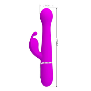 Vibrador Rabbit Dejon 4 Modos De Vai E Vem E Vibração Pretty Love