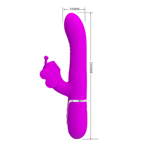 Vibrador Ponto G Ridgely 7 Vibrações Com Vai E Vem Pretty Love