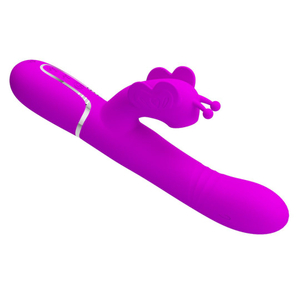 Vibrador Ponto G Ridgely 7 Vibrações Com Vai E Vem Pretty Love