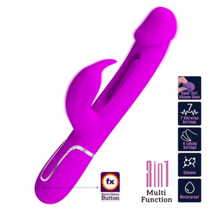 Vibrador Ponto G Kampas Com Glande 7 Modos De Vibrações Pretty Love