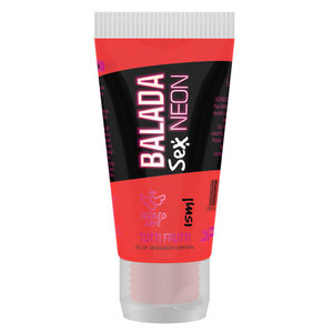 Balada Sex Neon Gel Lubrificante Beijável 15ml Segred Love