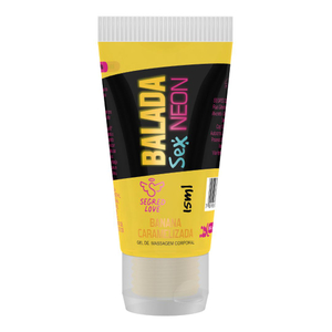 Balada Sex Neon Gel Lubrificante Beijável 15ml Segred Love