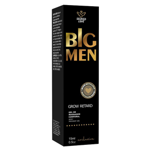 Big Men Grow Retard Vasodilatador Linha Exclusive 15ml Segred Love