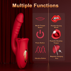 Vibrador Boca Sensual 10 Modos De Estimulação Vibe Toys