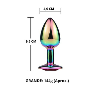 Plug Anal Metal Colors Grande Vibe Toys