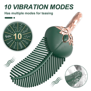 Vibrador Formato De Pena Com 10 Modos De Vibração Vibe Toys