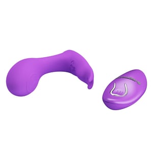 Vibrador E Estimulador Clitoriano Idabelle 12 Vibrações Com Controle Pretty Love