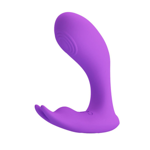 Vibrador E Estimulador Clitoriano Idabelle 12 Vibrações Com Controle Pretty Love