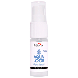 Aqua Loob Lubrificante A Prova D'água 12ml Hot Flowers