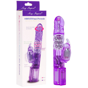 Vibrador Rotativo Rabbit Com Controle De Velocidade