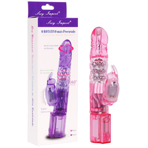 Vibrador Rotativo Rabbit Com Controle De Velocidade