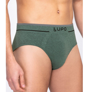 Cueca Slip Mesclada Sem Costura Lupo