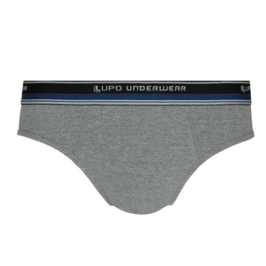 Cueca Slip Algodão Com Elastano Tamanho Especial Lupo