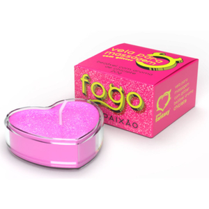 Vela Fogo Da Paixão Com Glitter 20g Sexy Fantasy