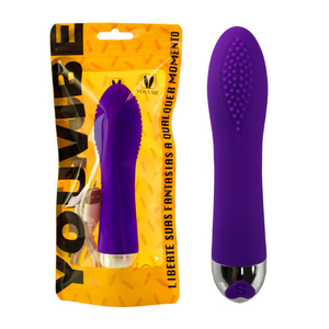 Vibrador Personal Recarregável Com Cerdas 10 Modos De Vibração Youvibe