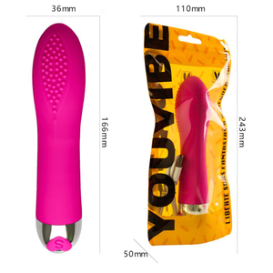 Vibrador Personal Recarregável Com Cerdas 10 Modos De Vibração Youvibe