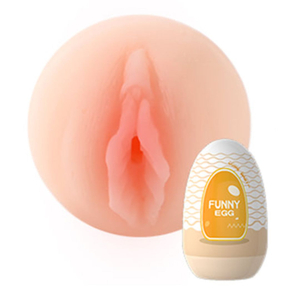 Masturbador Formato Vagina Funny Egg Orange Lilo