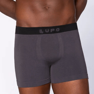 Cueca Boxer Bambu Modal Sem Costura Lupo