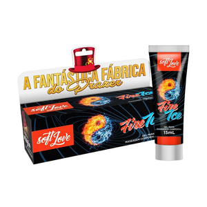 Fire Ice Gel Excitante Para Massagem Corporal 15ml Soft Love