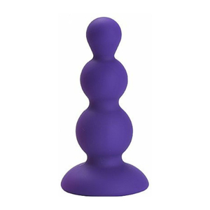 Plug Anal Escalonado Em Silicone 7,5 X 2,7cm Sl