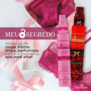 Meu Segredo Perfume De Calcinha Linha La Passion 40ml Sofisticatto